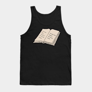 Girl With The Books Tank Top